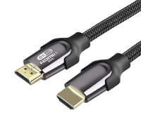 Câble coaxial 8K avec gaine en PVC pour HDTV haute vitesse mâle vers mâle PS4