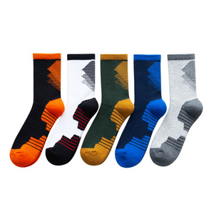 Thoáng Khí Mùa Thu Rắn Bền Vững Nén Trung Ống Bóng Rổ Nam Elite Thể Thao Nhanh Khô Vớ - Product Image 1