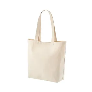 Bolsa de Compras de Algodón Reciclado Natural y Bolsa de Lona Personalizada - Product Image 2