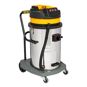 Large Industrial Vacuum Cleaners New 4500W Wet And Dry Vacuum Cleaner Heavy Power Large Capacity Filtration Cyclone Industrial Vacuum Cleaner With Wheel
