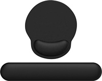 Tapis de clavier en mousse à mémoire de forme personnalisé promotionnel repose-poignet tapis de clavier en gel tapis de souris ensemble de support de coussin de poignet