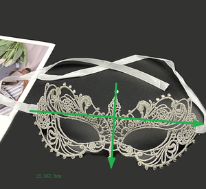 हैलोवीन के लिए क्रिस्टल एलिगेंट आई मास्क के साथ मास्करेड पार्टी लेस मास्क, वेनिस प्रोम कार्निवल मास्क बॉल ब्लैक गोल्ड सिल्वर - Product Image 5