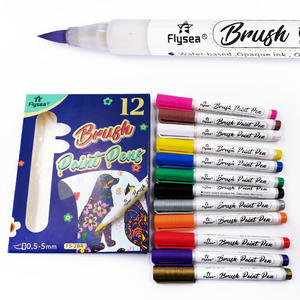 12 pezzi di qualità professionale disegno di vernice per bambini scuola Set di arte della scuola scatola di pittura Set di pennarelli da disegno in acrilico Set di pennarelli - Product Image 3