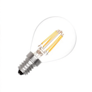Lampadina LED E14 4W Stile Filamento a Coppa Piatta Luce Calda - Product Image 2