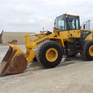 Cargador de ruedas Komatsu de segunda mano, original, japonés, usado, cargador de ruedas Komatsu de segunda mano, en China, en buen estado, para la venta al por mayor - Product Image 1