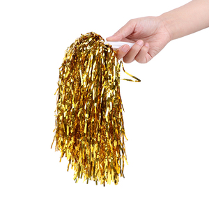 <span class=keywords><strong>Pompones</strong></span> Metálicos para Animadoras, <span class=keywords><strong>Precio</strong></span> Competitivo, Diseño Personalizado, Color Sólido - Product Image 5