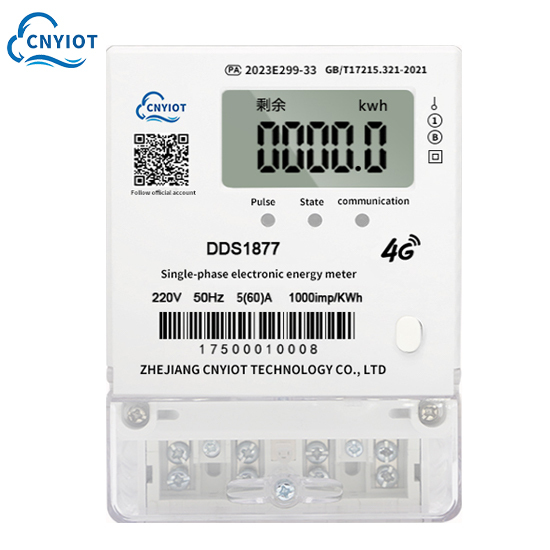 DDS1877 Smart Prepaid Single Phase Electric Energy Meter 4G Anti-Theft Competitive Price