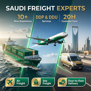 Servicio de Consolidación de Paquetes Pequeños de China a Arabia Saudita, LCL, DDP, DDU, Puerta a Puerta, 10 Años de Experiencia, Baja Tasa de Daños, Seguimiento - Product Image 1