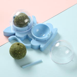 Balle tournante à la catnip pour chat, pour le nettoyage des dents, le léchage ludique et les jeux d'auto-agression - Product Image 6