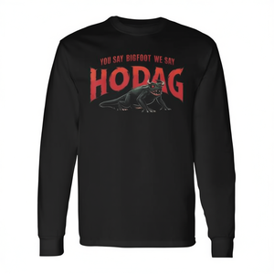 You Say Bigfoot We Say Hodag T-shirt à manches longues sur le thème du Wisconsin - Product Image 2