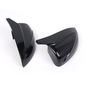 Audi A3 Rearview Mirror Housing 8V0857528E Glossy Black Carbon Texture Full <b>Set</b> For 2014-2019 - Product Image 4