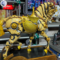 Escultura de Animales Gigantes de Fibra de Vidrio Personalizada para Exteriores, Estatua de Dibujos Animados Festiva, Resistente al Agua y a los Rayos UV, para Centros Comerciales y Eventos Festivos