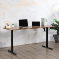 Vente en gros Nouveau design Bureau de jeu moderne noir et blanc pour bureau à domicile Table d'ordinateur personnalisée avec ports USB