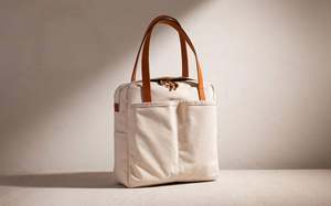 Nouveau sac à main en toile de paille avec poignée en cuir, grand sac à main pour ordinateur portable, tendance, assorti aux couleurs - Product Image 4