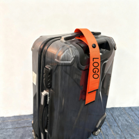 Étiquettes de bagages de vélo haute visibilité avec logo personnalisé, sangles en toile, rubans cadeaux, sangles de suspension, étiquettes d'avertissement