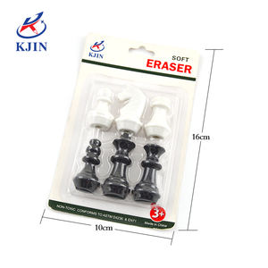 Ajedrez forma, soporte, borrador de lápiz para regalo goma de borrar - Product Image 3