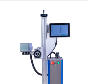 Sợi kim loại mã hóa máy in Nhựa dệt Túi PE ống tự động 50 Wát bay cầm tay laser đánh dấu machinec - Product Image 1