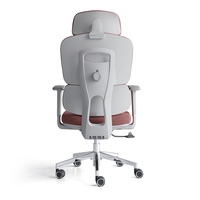 Chaise de bureau exécutive ergonomique de luxe en velours à dossier haut, confortable et réglable, avec accoudoirs ajustables pour la maison et le bureau (vente en gros)