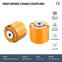 Accouplement à chaîne à rouleaux en acier rigide KC pour équipement minier, forgé à l'état recuit, haute efficacité, disponible sur le marché américain