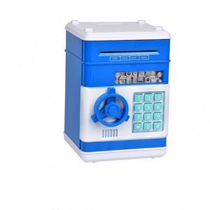 High Quality Plastic Large Capacity Automatic <b>Roll</b> Money Piggy Bank Children Creative Combination Lock Anti-Theft Alarm System - Product Image 6