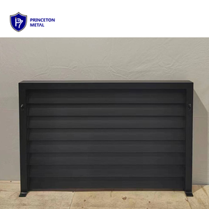 รั้วอะลูมิเนียมแบบระแนงเคลือบผงดีไซน์ทันสมัยจาก PRINCETON พร้อมบานเกล็ดปรับระดับได้ - Product Image 3