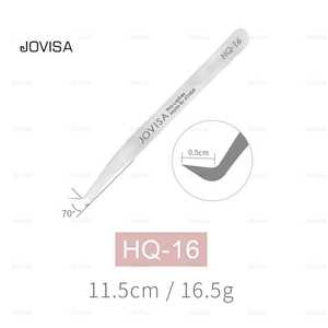 Pinzas para Pestañas LASH, Plateadas, 11.5cm, Acero Inoxidable 410, Resistentes a la Corrosión, para Aplicación de Pestañas Clásicas y de Volumen, Precisión - Product Image 3