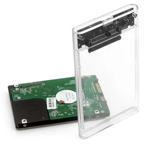 Ssd Case For 2.5inch SATA Transparent HDD Case SATA III to USB 3.0 ssd hard disk Enclosure Support 6TB Mobile External hdd 2.5