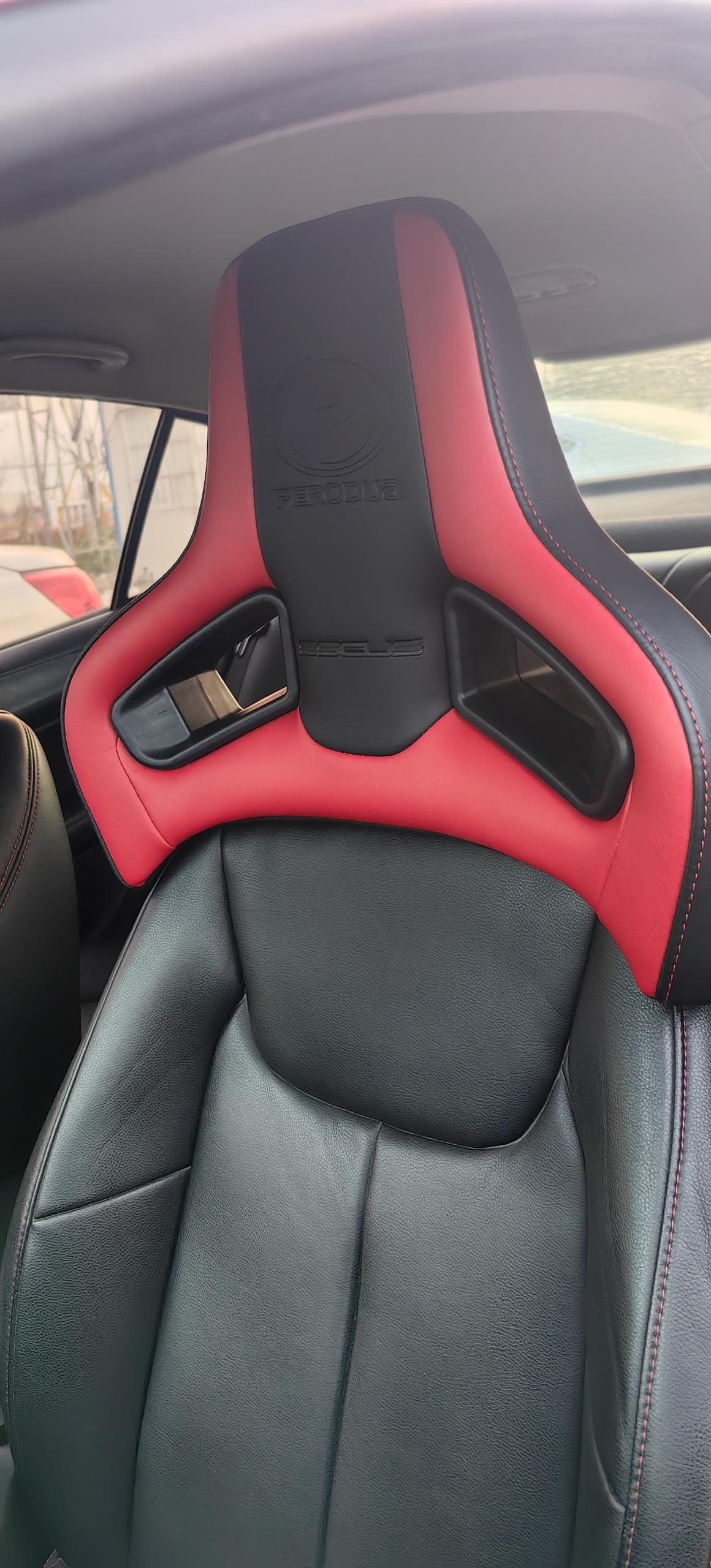 OEM ブラック PVC ヘッドレスト SSCUS Orifix スポーツシート用 1年保証