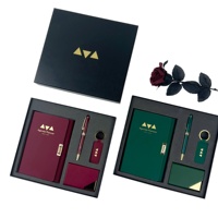 Carnet A5 personnalisé en cuir PU, organiseur à feuilles mobiles, classeur à 6 anneaux, coffret cadeau économique
