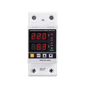 Double display self compound over and under voltage protector Switch over and over load voltage digital display voltage ammeter
