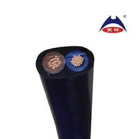 NYMHY 300/500V fils électriques isolés en PVC à noyau plat 2 noyaux 0.5mm 0.75mm cuivre doux pour l'éclairage dans les industries des bâtiments
