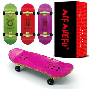 Skateboard professionnel rectangulaire Twelve Constellations, plateau en bois d'érable de 32 mm, double <span class=keywords><strong>kick</strong></span>, axe unique, large - Product Image 2