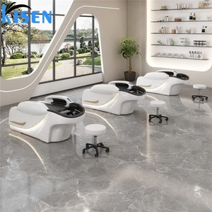 Cama de Hidroterapia Profesional Kisen para Masajes y Lavado de Cabello, con Masaje de Pies, para Barbería y Spa - Product Image 6