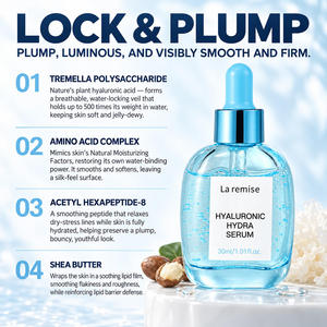 Sérum Visage Acide Hyaluronique HKH OEM ODM, Complexe d'Acides Aminés, Hydratation en Profondeur, Repulpant, Fixateur d'Humidité pour Peaux Déshydratées et Ternes - Product Image 4