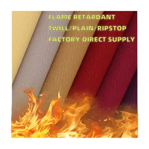 High Quality 88 Cotton 12 Nylon 260Gsm Flame Resistant Fabric Twill Fire Retardant Fabric Flame Retardant Fabric