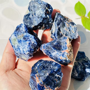 Piedra Curativa al por Mayor, Sodalita Azul, Piedra Sodalita en Bruto, Piedras Preciosas para Sanación y Venta - Product Image 3