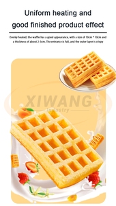 Máquina Comercial para Hacer Waffles Cuadrados Antiadherente, Totalmente Automática, para Hacer Waffles de Huevo y Panqueques - Product Image 6