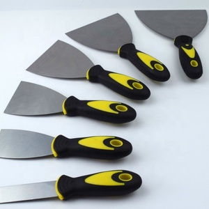 Carbon Scraper Two-color Plastic with Hole Handle
