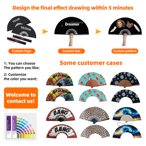 Ventaglio Pieghevole in Legno Personalizzato BSBH con Incisione, Ventagli Personalizzati per Matrimoni, Compleanni, Decorazioni per Feste di Bambini, Regali per Ospiti - Product Image 4