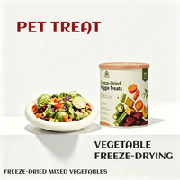 Friandises pour chiens et chats en gros, naturelles, lyophilisées, riches en fibres, faciles à digérer