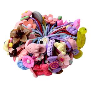 ยางรัดผมเด็กผู้หญิงน่ารักออกแบบได้ตามต้องการการ์ตูนเด็กผู้หญิงอินเทอร์เน็ตที่มีชื่อเสียงยางรัดผมปลอดภัย - Product Image 2