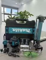 Niveau laser 4D vert auto-nivelant 360 degrés horizontal et vertical 16 lignes de qualité industrielle et DIY pour usage intérieur/extérieur
