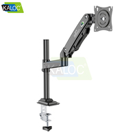 Support de bureau réglable KLC-DH100, support de bureau LCD, support d'écran d'ordinateur réglable