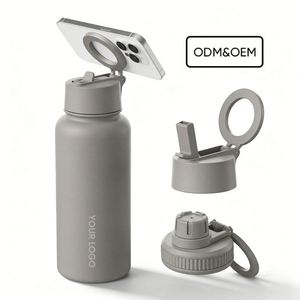 Custom Magnetic Lid Double-Layer Vacuum Insulated 304 Stainless Steel <b>Thermos</b> <b>Bottle</b>, Suitable for Camping, School, Gym - Product Image 4