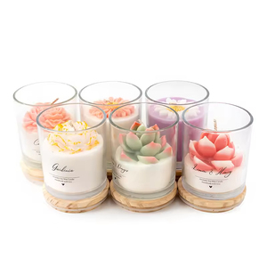 เทียนหอมกลิ่นดอกเดซี่ AIKUN Dreamy Cottagecore  วีแกน ทำจากขี้ผึ้งถั่วเหลืองสีม่วง สำหรับอโรมาเธอราพี เหมาะสำหรับของขวัญสุดโรแมนติกและชุดของขวัญสำหรับฤดูใบไม้ผลิ - Product Image 5