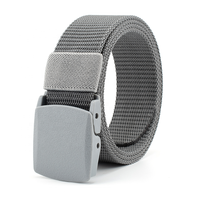 Ceinture tactique ajustable pour homme en toile de nylon avec boucle personnalisée, utilisation en plein air, mode décontractée, taille XL, marque NSK