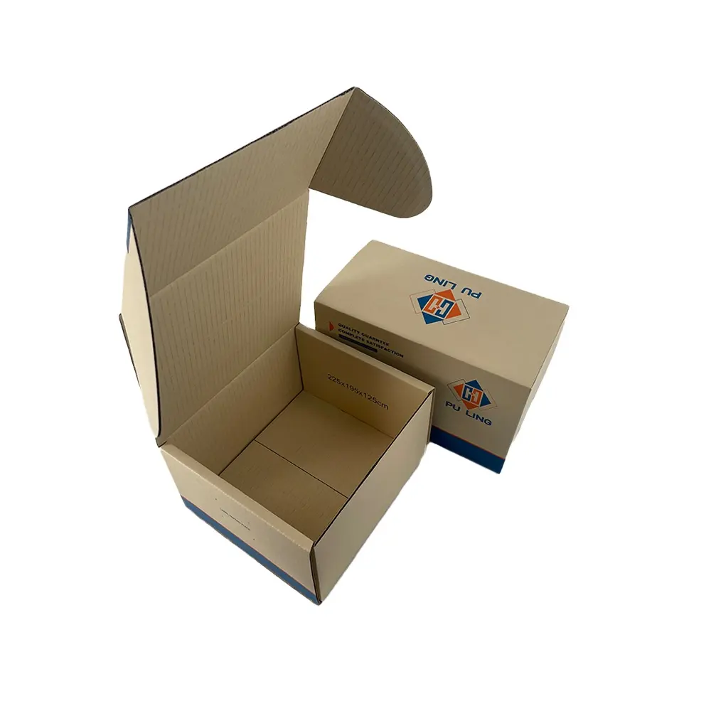 New and Original Auto Spare Parts Recyclable Corrugated Shipping Packaging Box Small Customized Carton Box