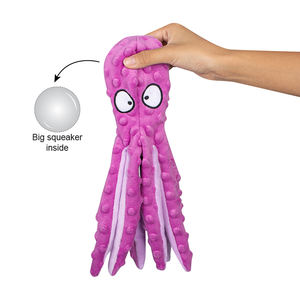 Toptan mavi pembe yeşil turuncu köpek ahtapot peluş oyuncaklar - Product Image 3