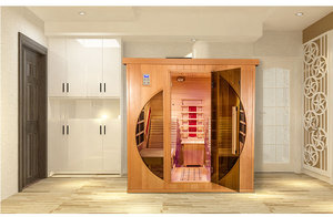 <span class=keywords><strong>Sauna</strong></span> de Infrarrojos Lejanos de Lujo para 2 Personas, de Madera Sólida de Alta Calidad, Marca Smartmak, Gran Venta - Product Image 6