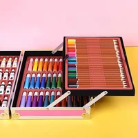 Boîte cadeau de 145 stylos aquarelle pour enfants, ensemble de stylos de couleur en gros pour la peinture, pour l'expression artistique créative